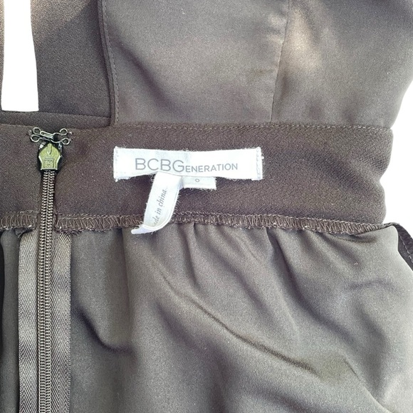 BCBGeneration Black Tulle Maxi Dress XS Backless Balletcore Prom Cocktaill - Picture 7 of 16